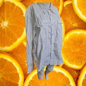 True Religion XXXL Western Shirt Menswear‎ Long Sleeve White Button Up